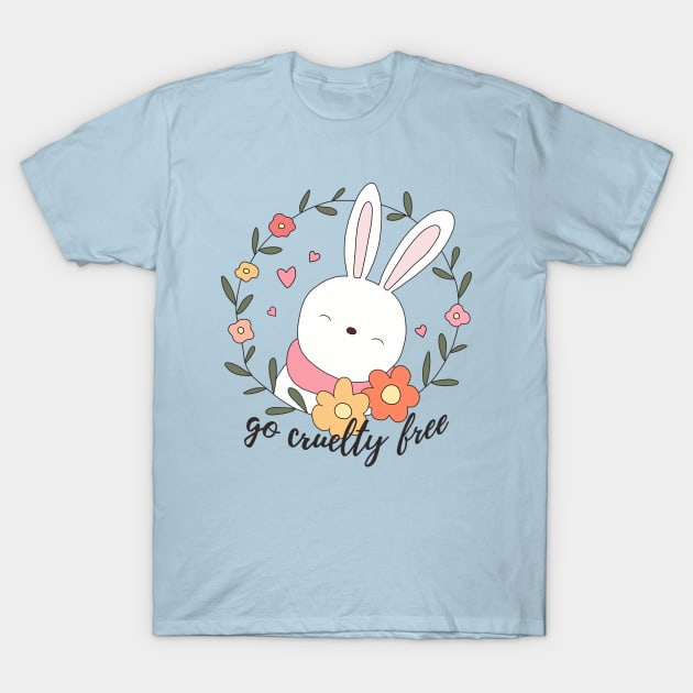 Easter - Go Cruelty Free T-Shirt by valentinahramov